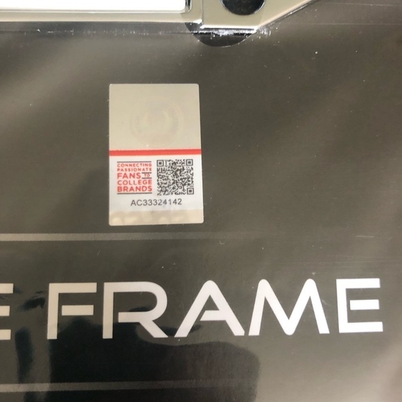 GONZAGA BULLDOGS “ZAGS” License Plate Frame University Spokane WA W/Cling Decal - Picture 2 of 4